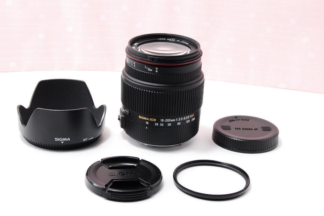 〓広角から望遠まで〓シグマ 18-200mm F3.5-6.3 II キヤノン用