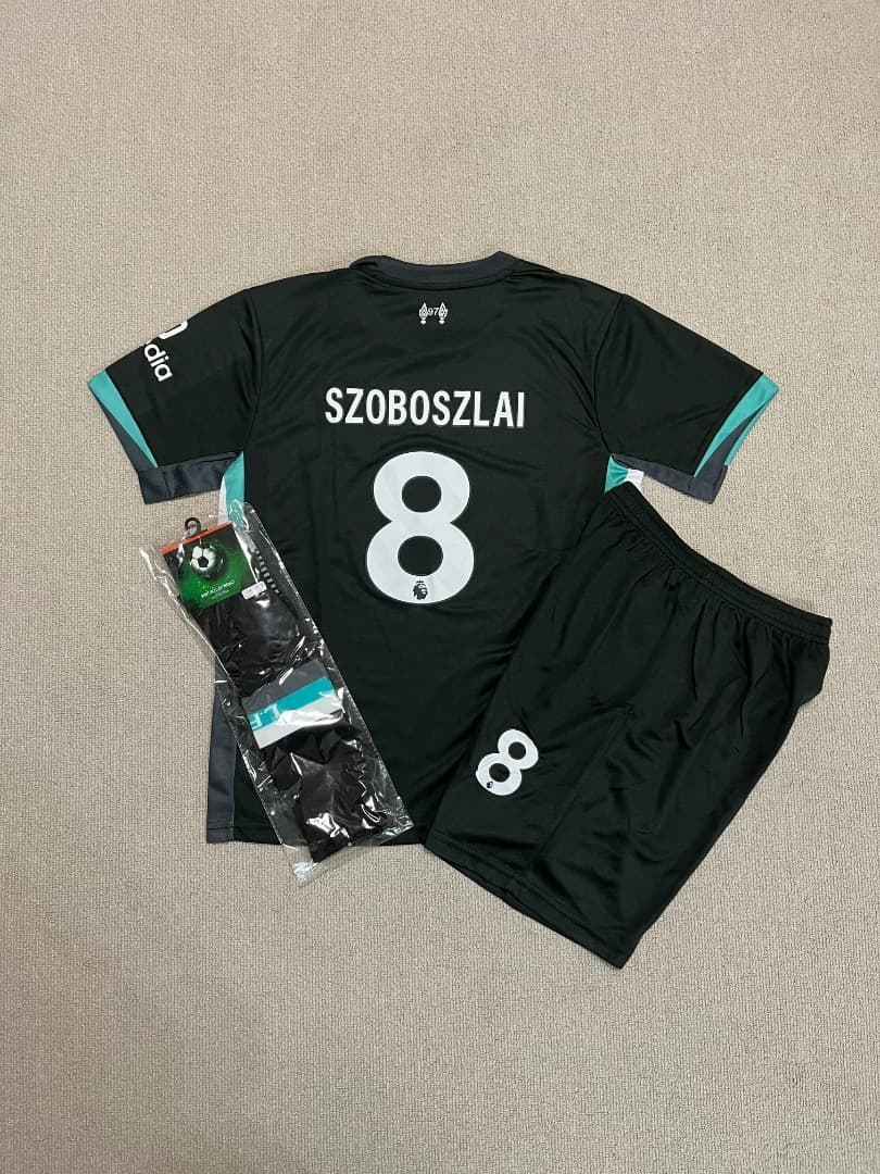 24-25年リバプール ユニフォーム上下ソックスセット ソボスライ サイズ