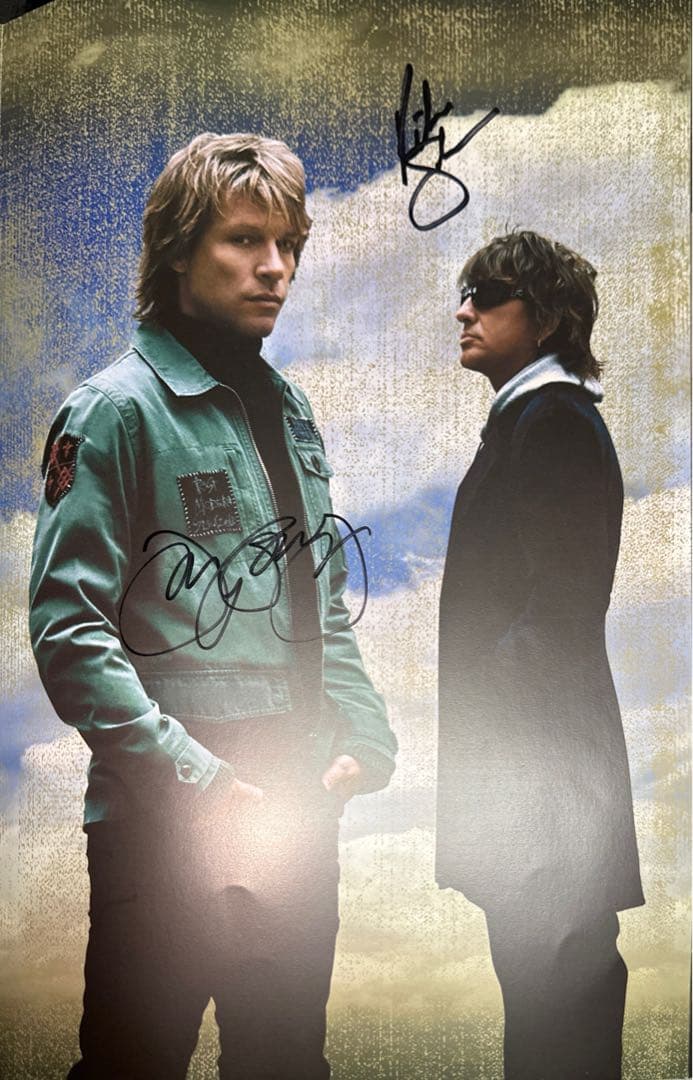 BON JOVI LOST HIGHWAY 直筆サイン入りツアーパンフレット