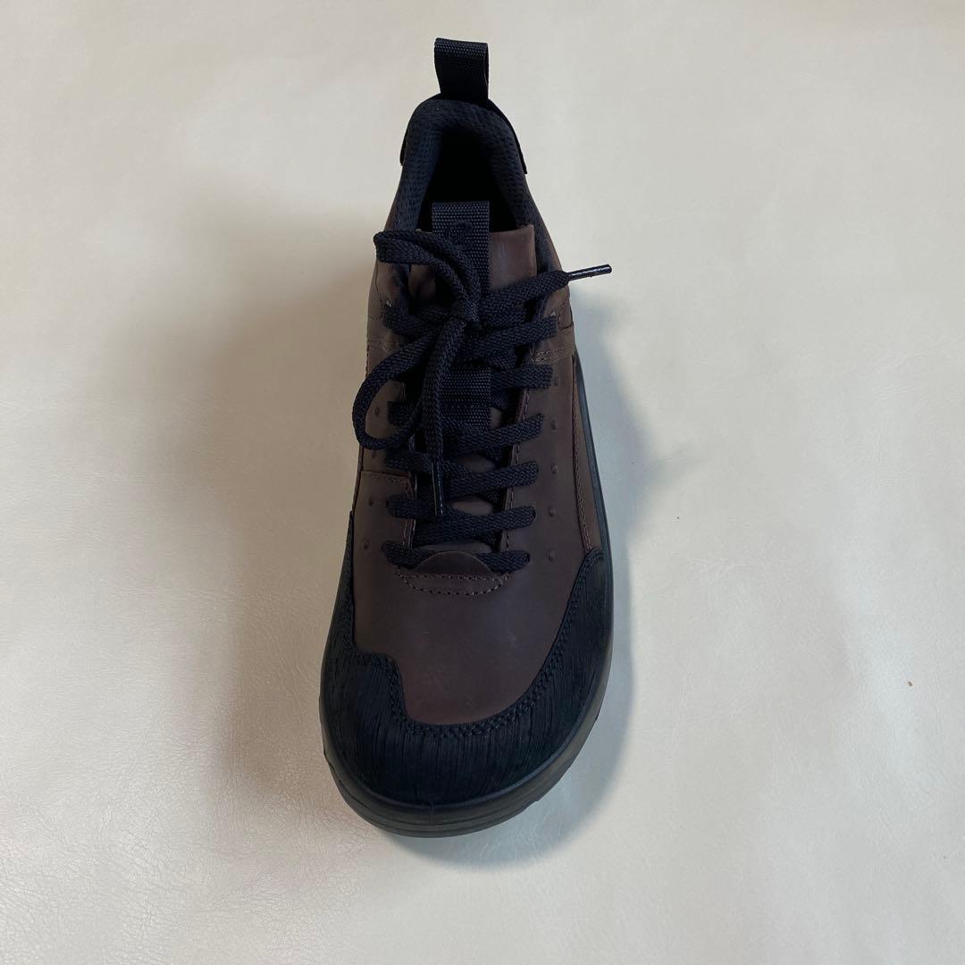 ecco エコー　メンズ　スニーカー　27.5cm ブラック/モカ
