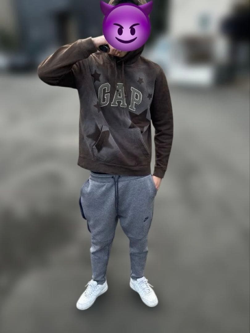 GAP 星柄 パーカー リメイク swag y2k archive - メルカリ