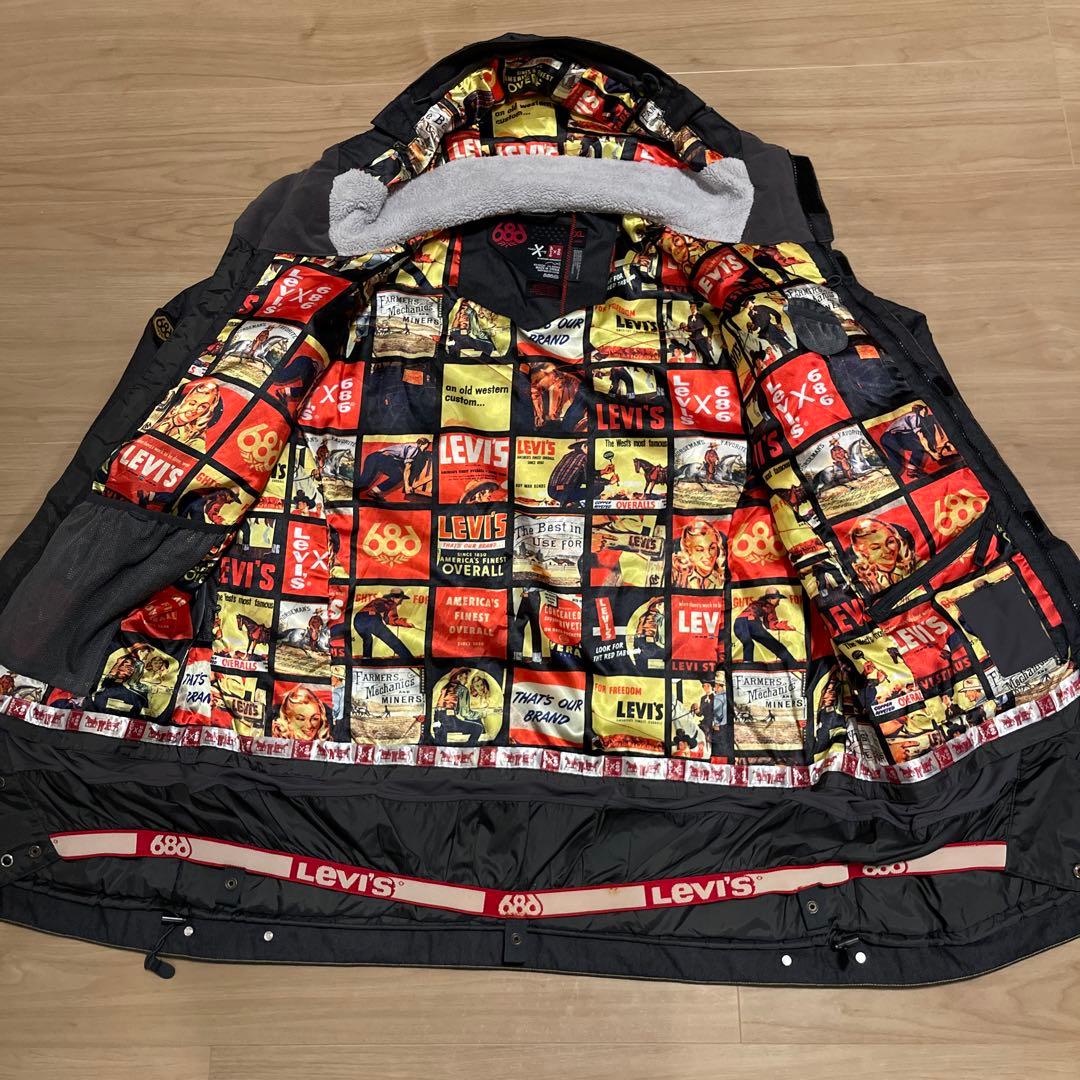 激レア】LEVI´S 686 RECCO デニム スノーボードジャケット XL