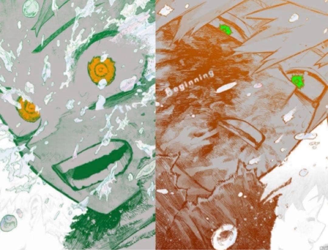 The beginning ポスター ヒロアカ 原画展 ヒロアカ原画展 グッズ情報】 □A2アートポスター2枚セット 【The