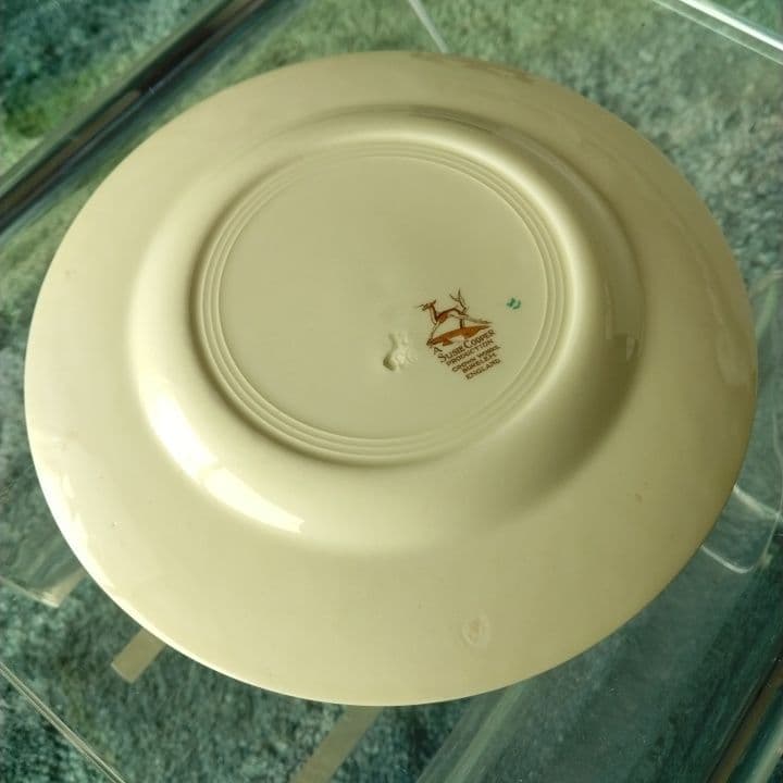 スージークーパー パトリシアローズグリーンプレート直径20センチ