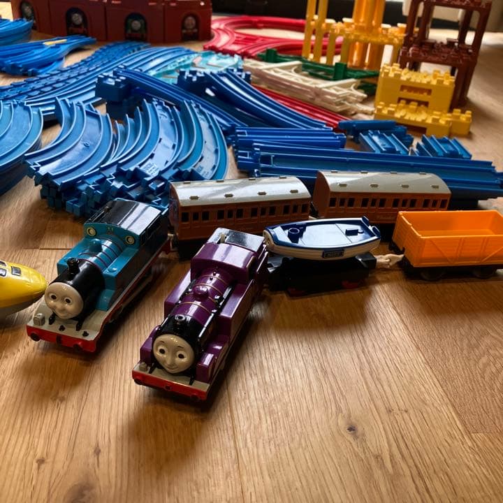 【まとめ売り】プラレール　レール車両セット