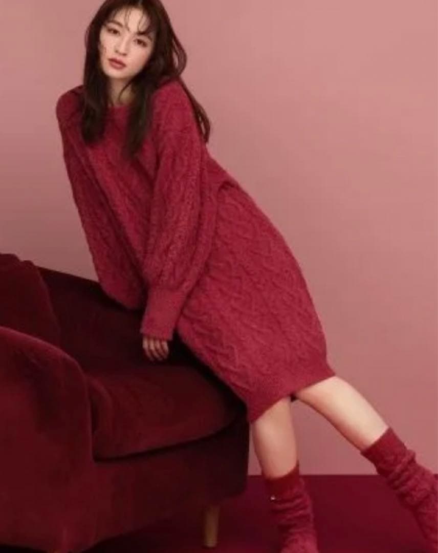 ジェラート ピケ] Sweet ハートアランワンピース（PINK） - メルカリ