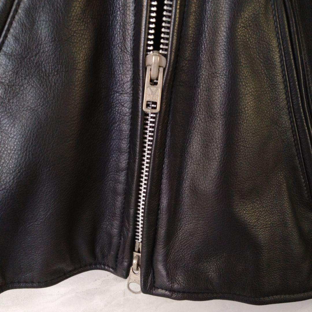 定価30万円相当】vanson ブラックレザージャケット 36 - メルカリ