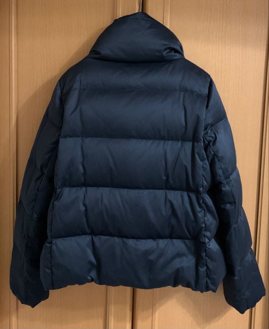 ANAYI アナイ サテンピーチショートダウンコート ネイビー 38 - メルカリ