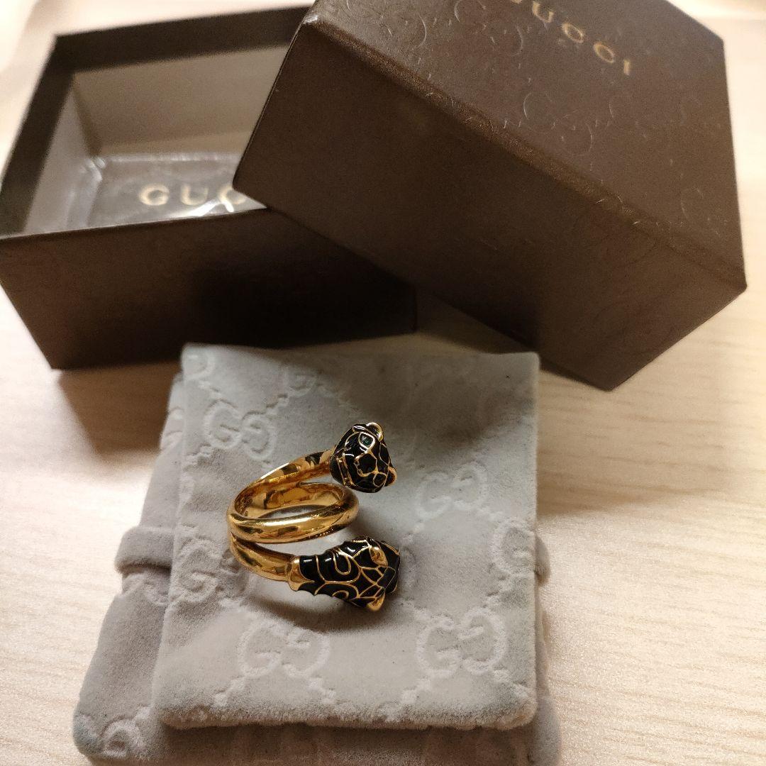渋谷龍太着用】GUCCI ダブルタイガーヘッドリング - メルカリ
