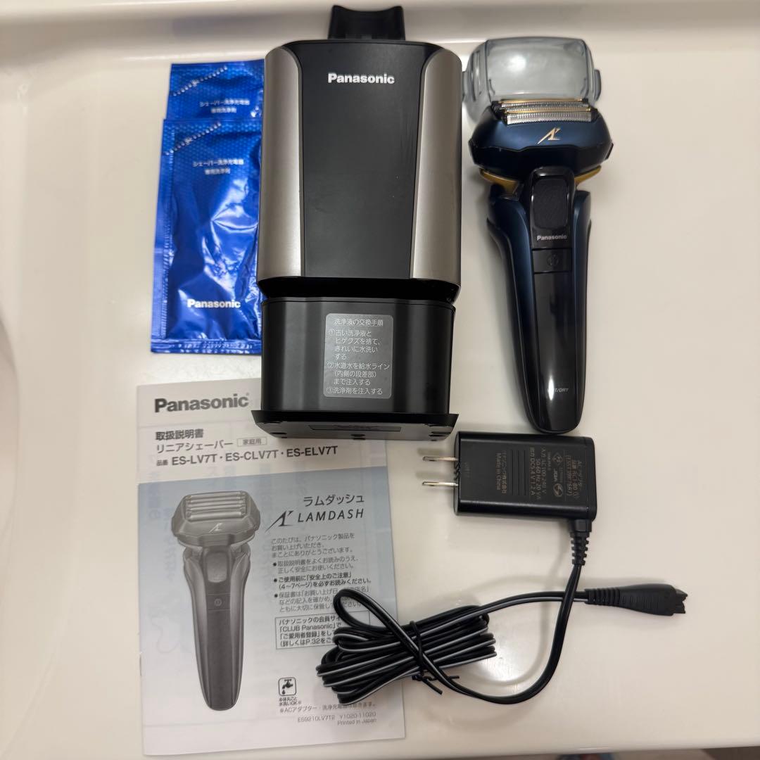 Panasonic メンズシェーバー ES-CLVT-Aラムダッシュ5枚刃 - メルカリ
