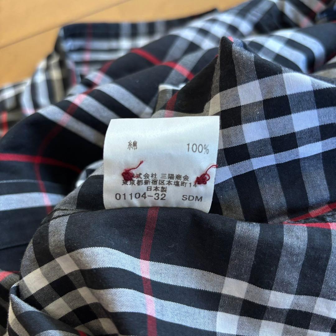 BURBERRY BLACK LABEL ノバチェック 長袖シャツ サイズ3 - メルカリ