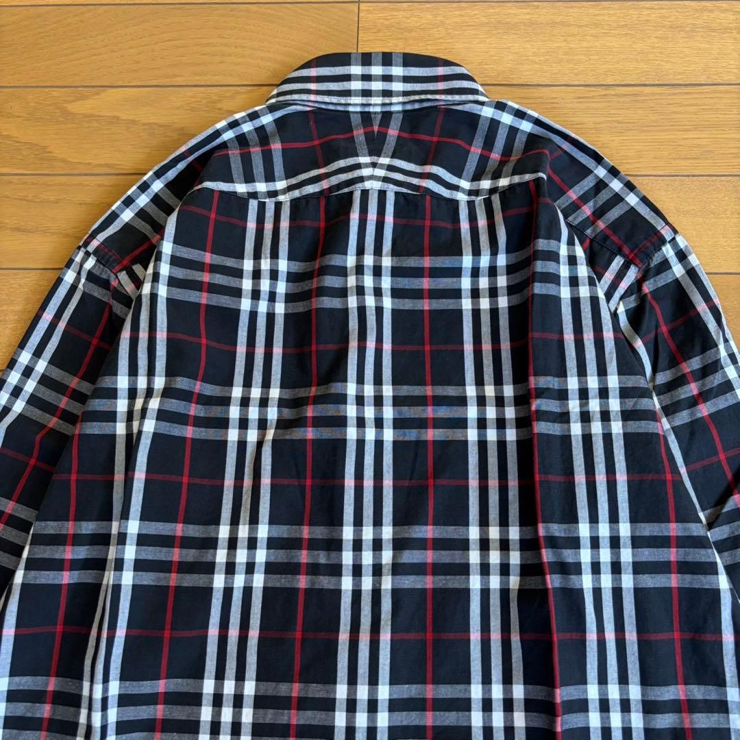 BURBERRY BLACK LABEL ノバチェック 長袖シャツ サイズ3 - メルカリ