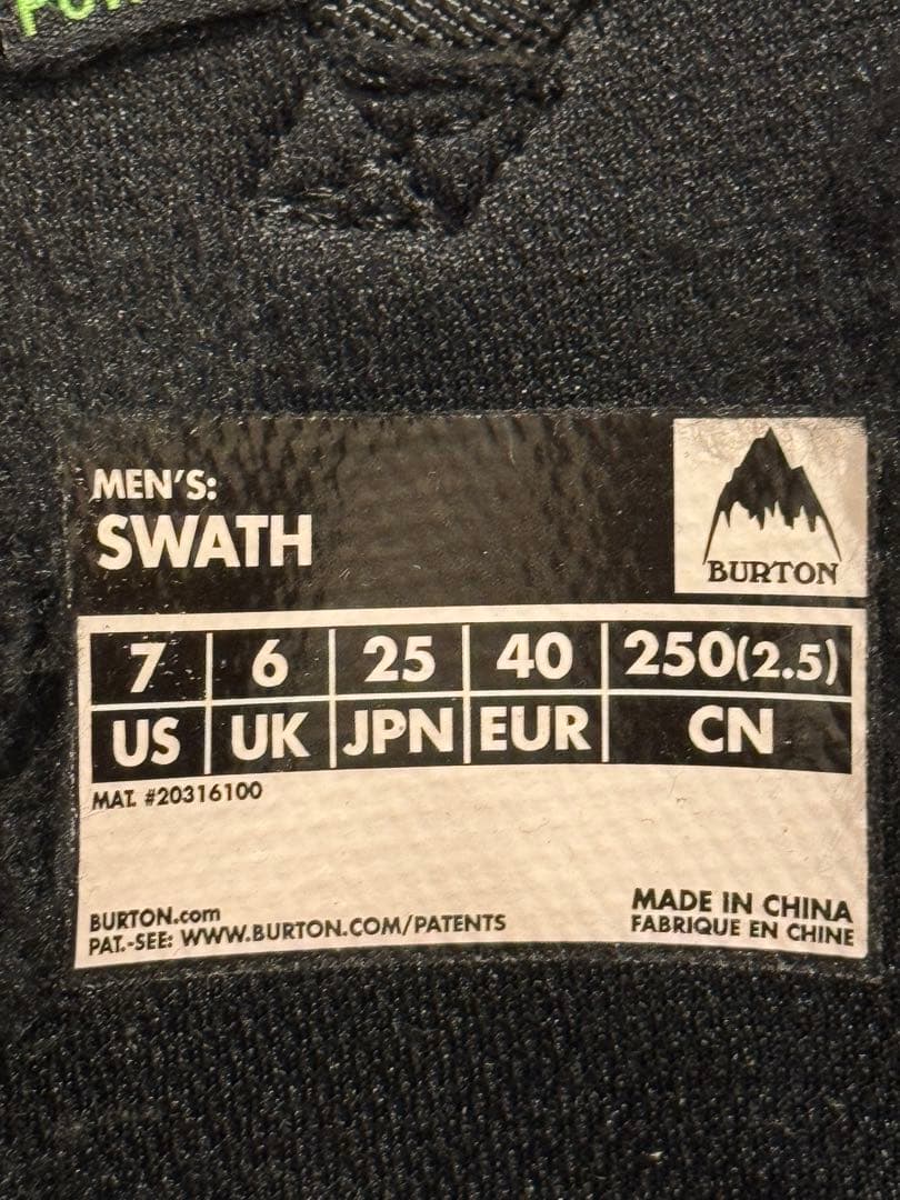 BURTON BOOTS　SWAS 25.0cm