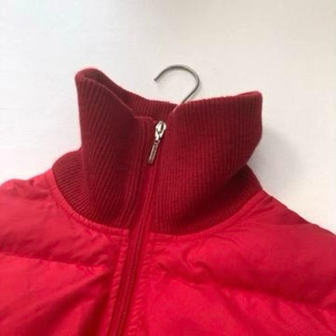 希少】パーリーゲイツ ダウンジャケット リブ スタンドカラー 赤