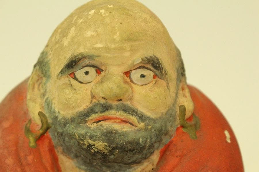 伏見 郷土人形 達磨 在銘 伏見いなり 道八作(ZE464) - メルカリ