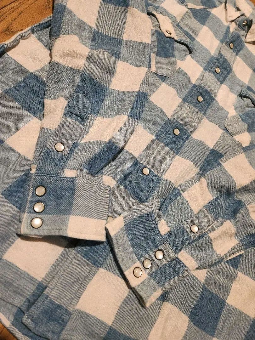 RRL スリム プラッド ツイル ウエスタンシャツ チェック L - メルカリ
