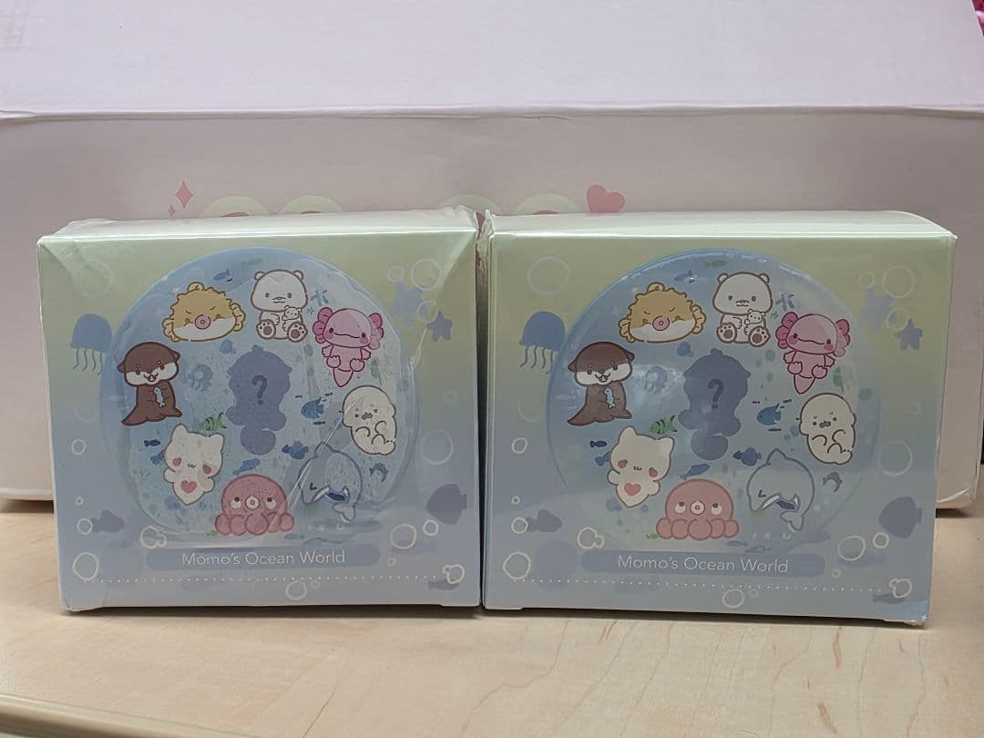 即日発送【2個未開封】海洋シリーズ 第1弾 MOMO クリスタル スクイーズ