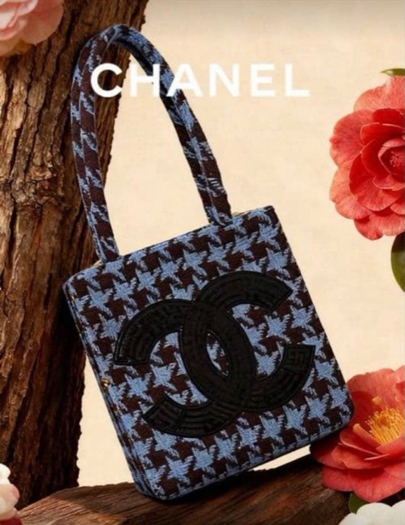 CHANEL ビッグココ トートバッグ シャネルノベルティ ニット