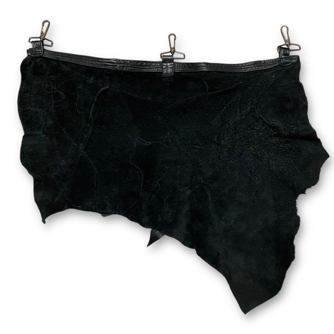 ディアスキン クロコ シャーク オーストリッチ レザー パッチワーク