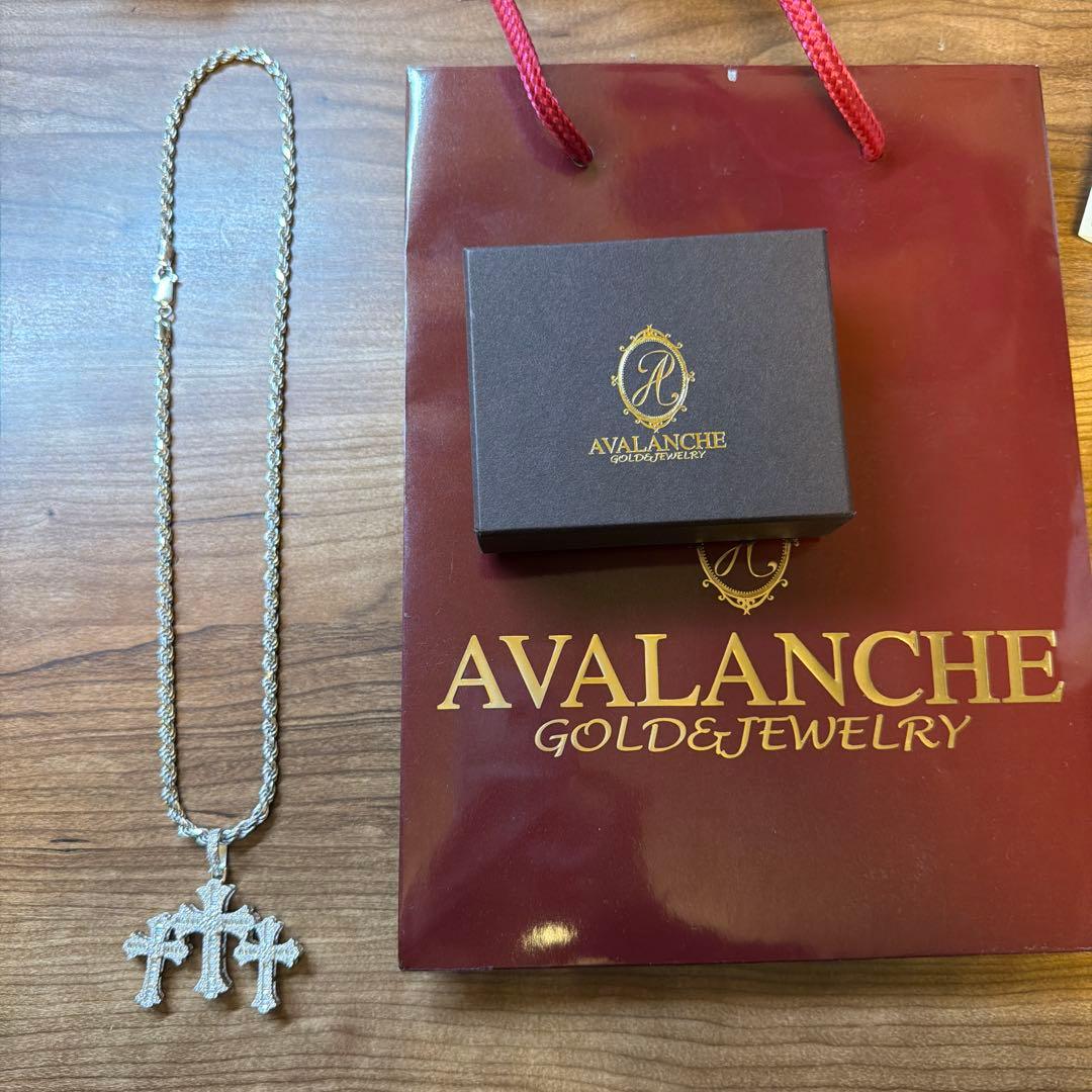 AVALANCHE シルバー クロスネックレス - メルカリ