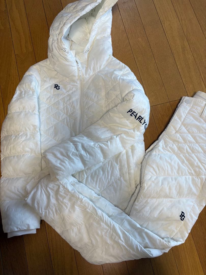 PEARLY GATES ホワイトジャケットパンツセット M PEARLY GATES（パーリーゲイツ） パンツ 「PEARLY GATES」テックス