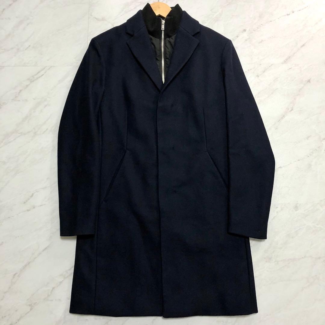 美品】Theory チェスターコート カシミヤ 2WAY ネイビー S - メルカリ