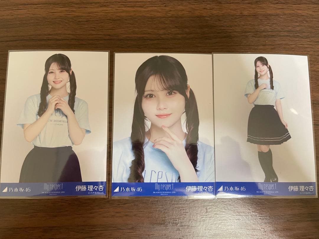 乃木坂46 生写真 伊藤理々杏 ライブT コンプ - メルカリ