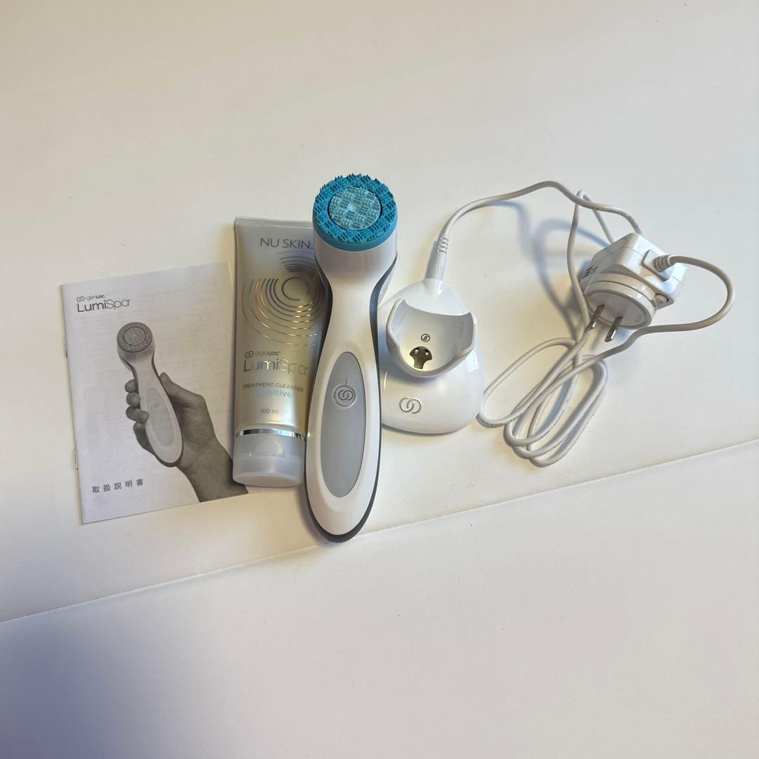 NU SKIN LumiSpa 洗顔ブラシ セット 試してみた】ルミスパ スターター キット ニュースキンのリアルな