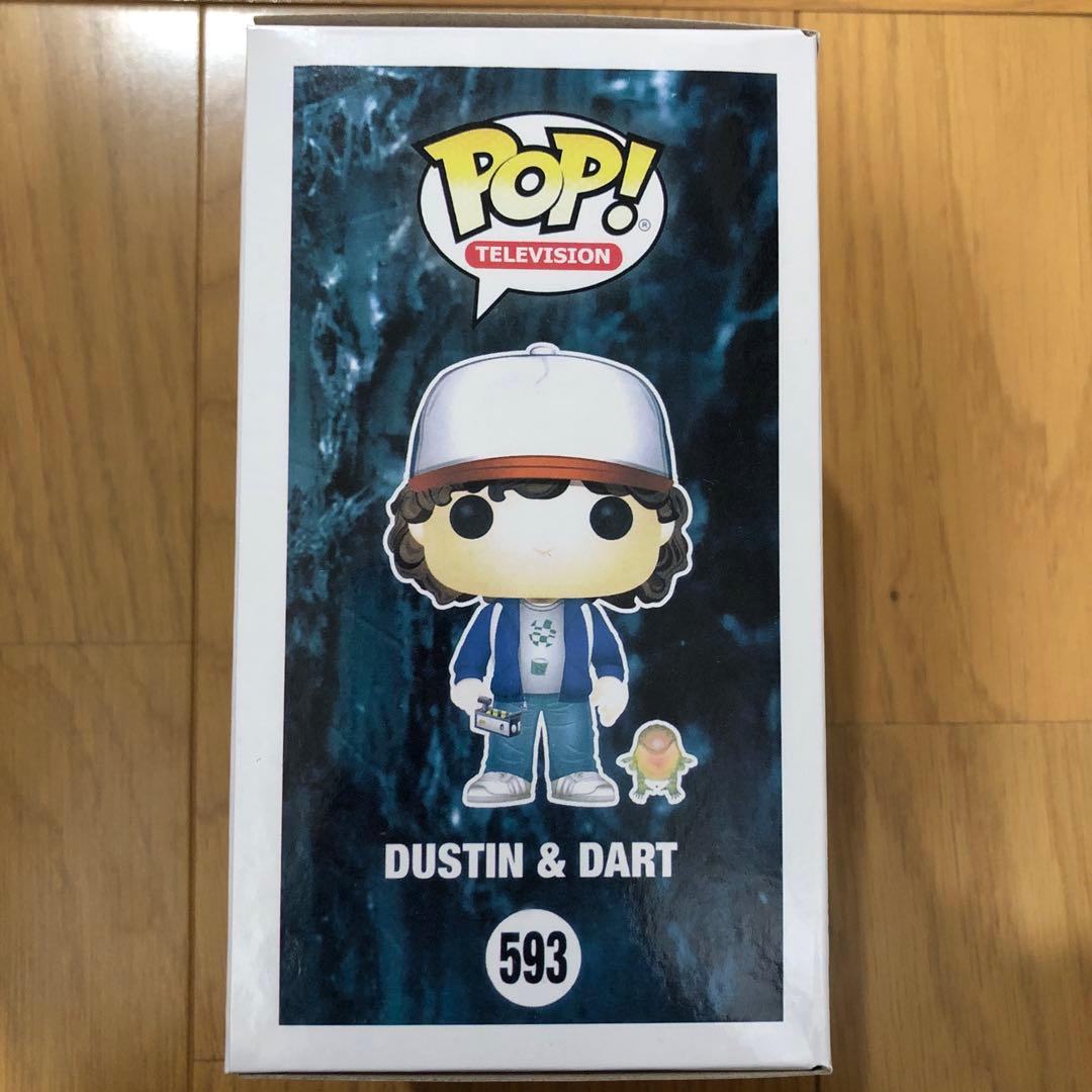希少 funko popストレンジャーシングス ダスティン&ダート 限定
