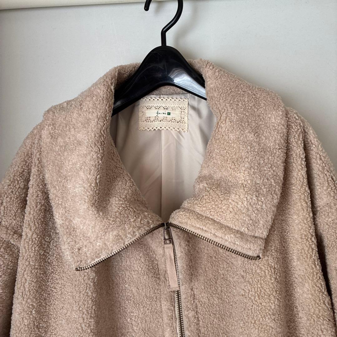 《新品》ドラッグストアーズ　fu-ai ルーズタートルハーフコート