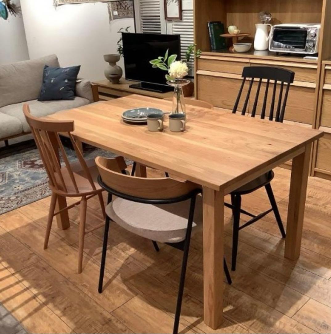 unico DIX ナチュラル ダイニングテーブル W1600 - メルカリ