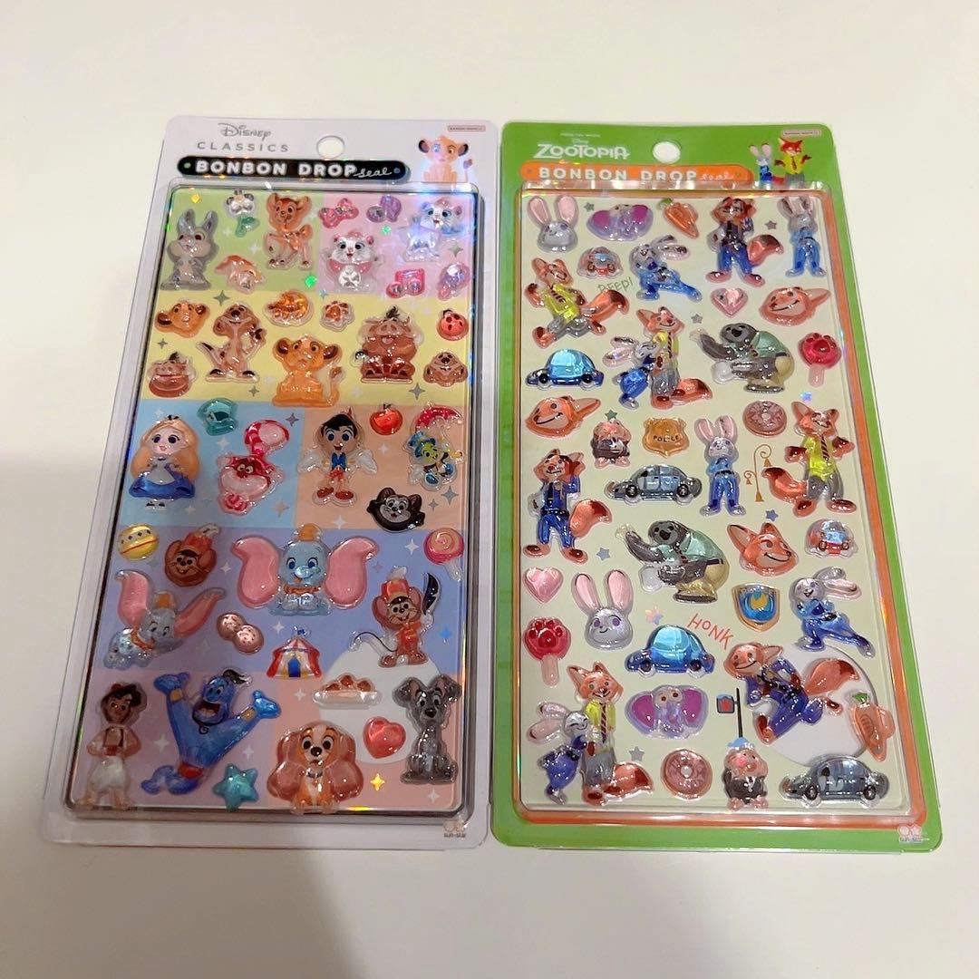 国内正規品 ディズニー ボンボンドロップシール 第2弾 全種 セット