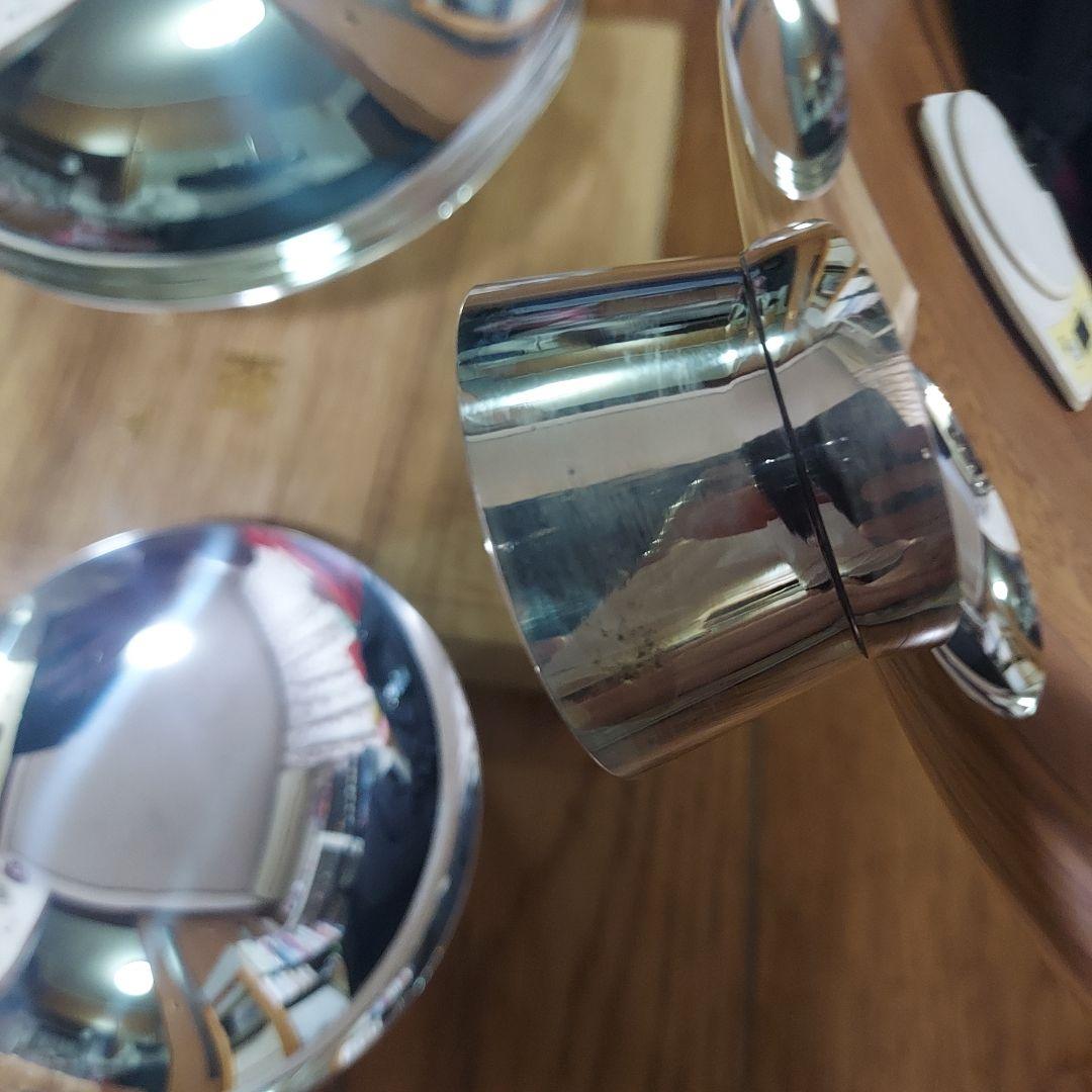 純銀 銀杯 三ッ重 3枚セット 天賞堂 東芝 357g