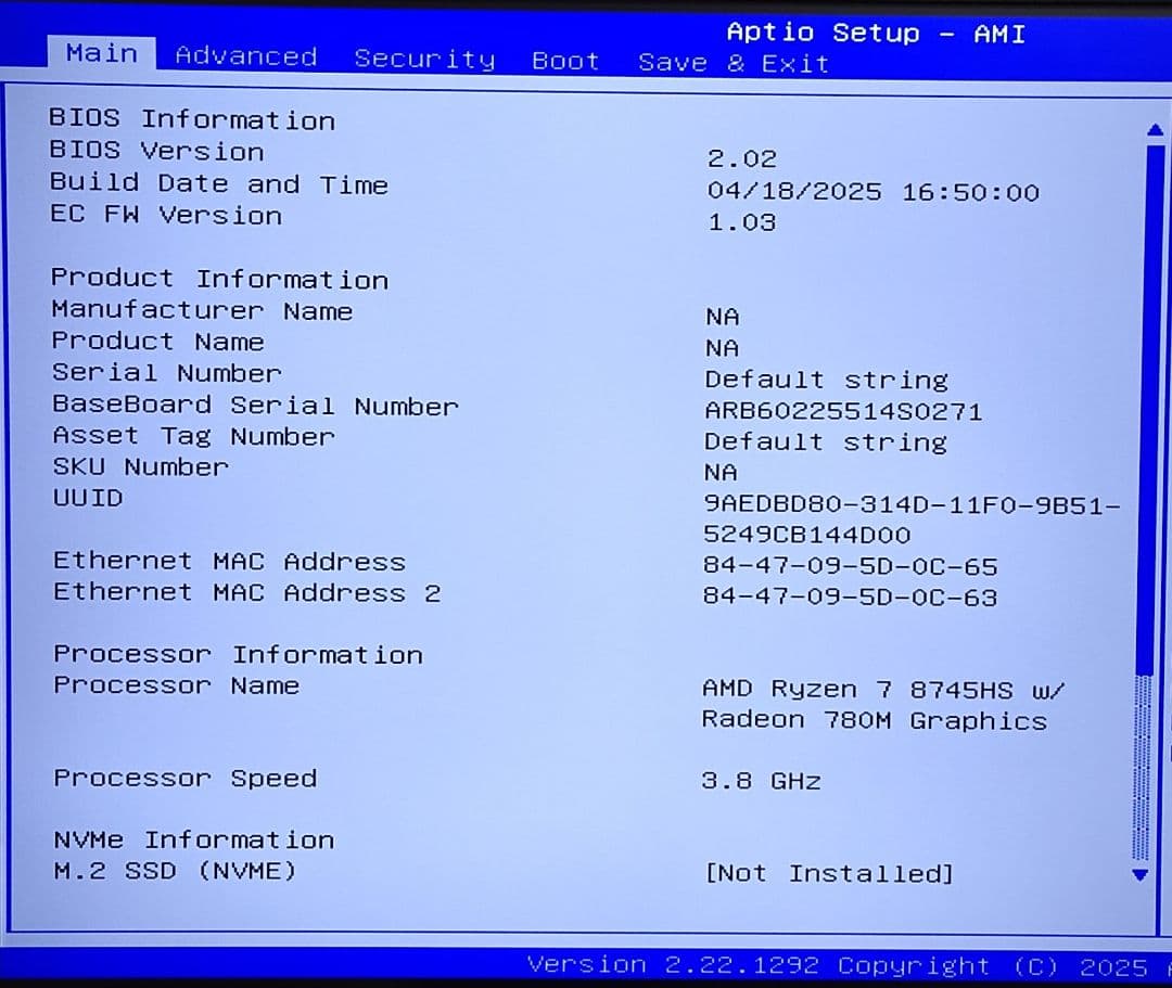 NiPoGi AM21 Ryzen 7 8745HS ベアボーン Win11 - メルカリ