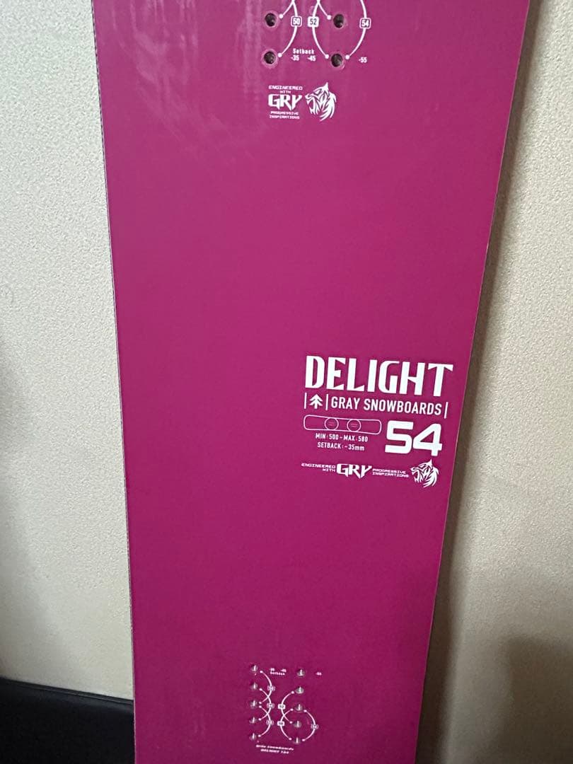 GRAY DELIGHT 154 スノーボード 23-24ピンクハンマーボード - メルカリ