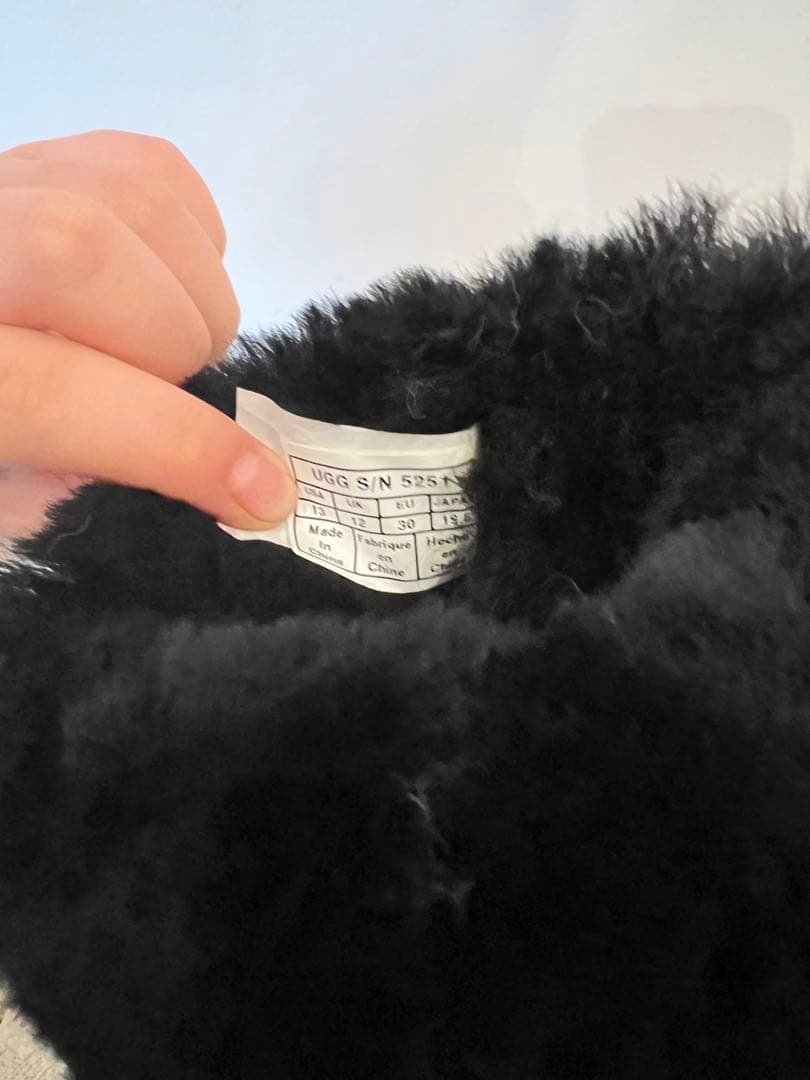 UGG ムートンブーツ　19.5cm 黒