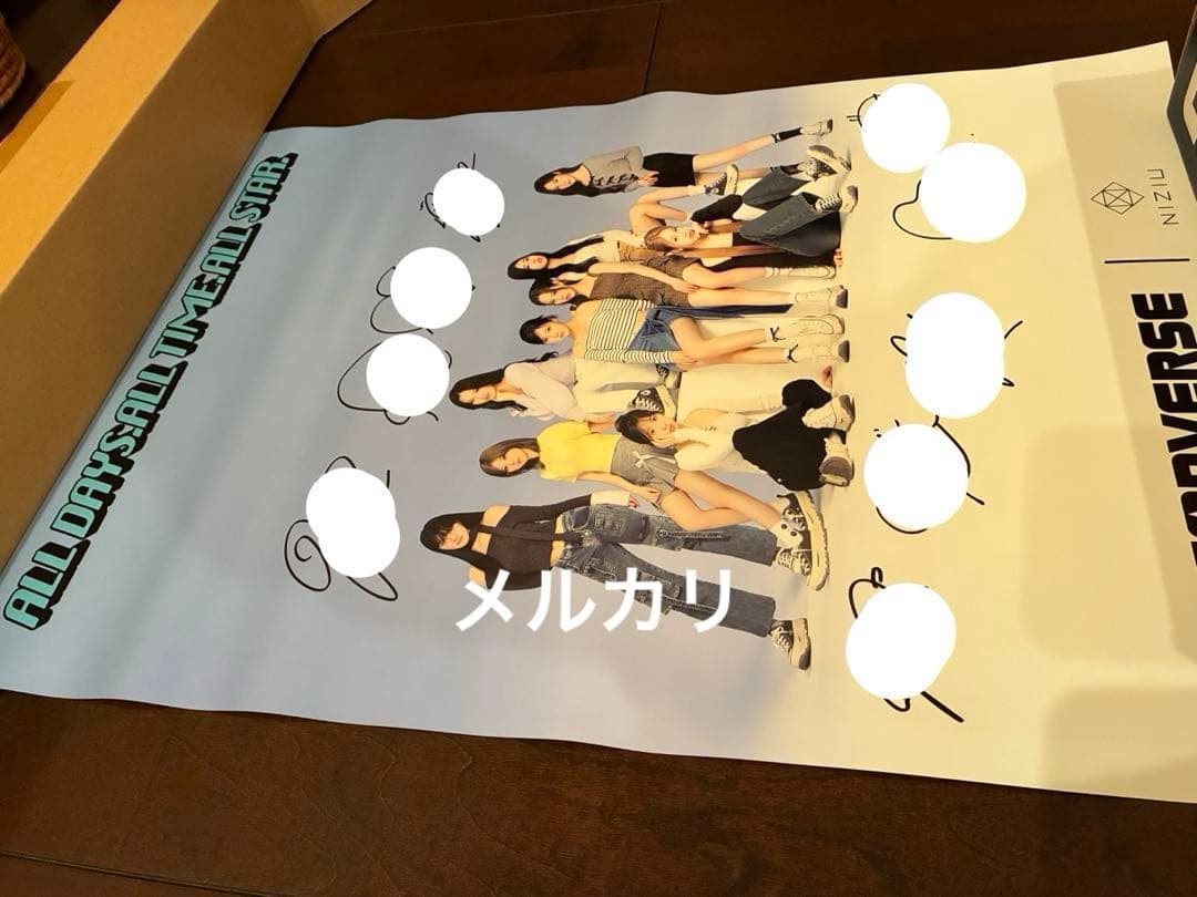 NiziU 直筆サイン入りポスター　CONVERSE