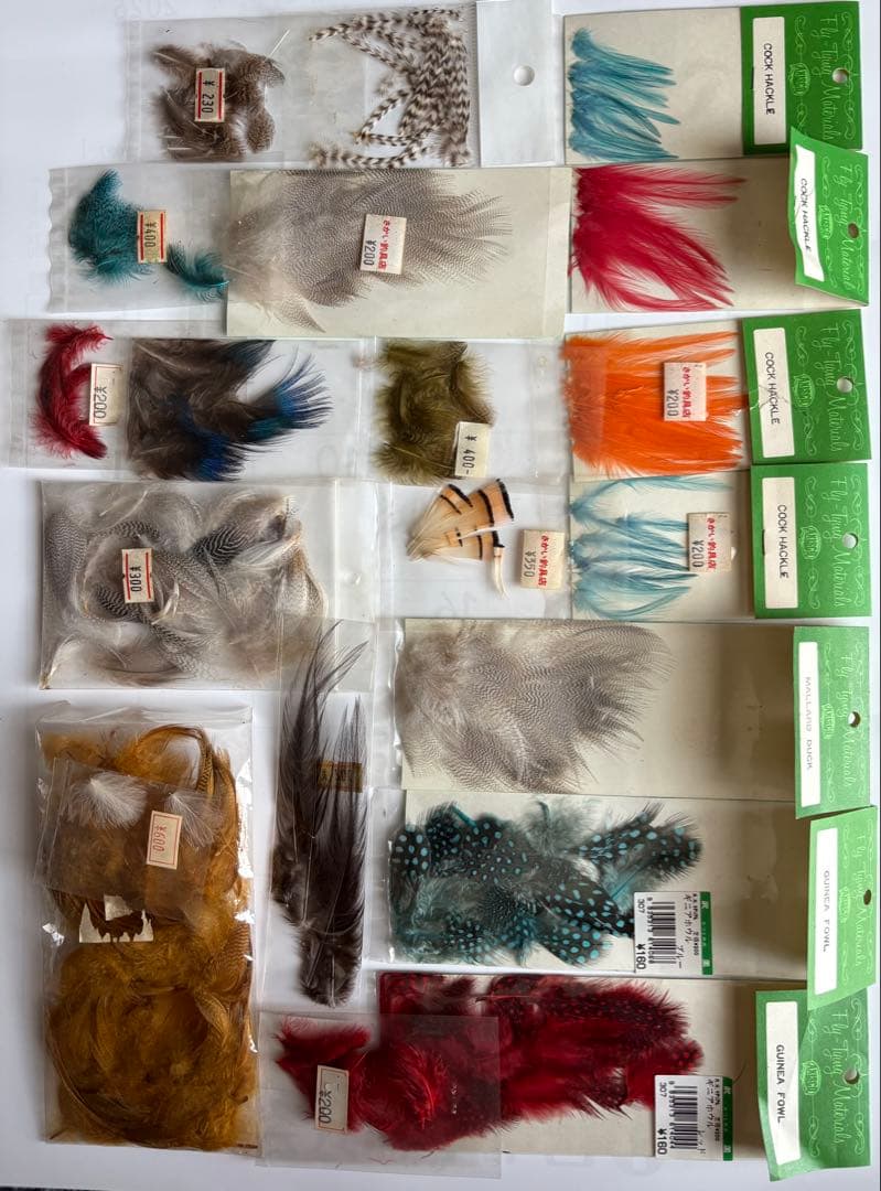 フライフィッシング用マテリアルまとめ売り - メルカリ