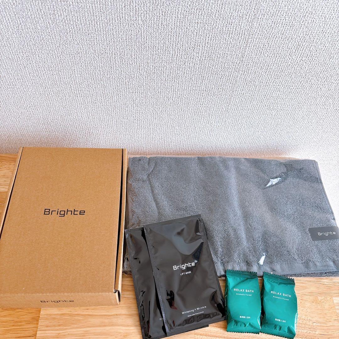 新品未開封正規品 Brighte美顔器ELEKI LIFT シートマスク入浴剤付