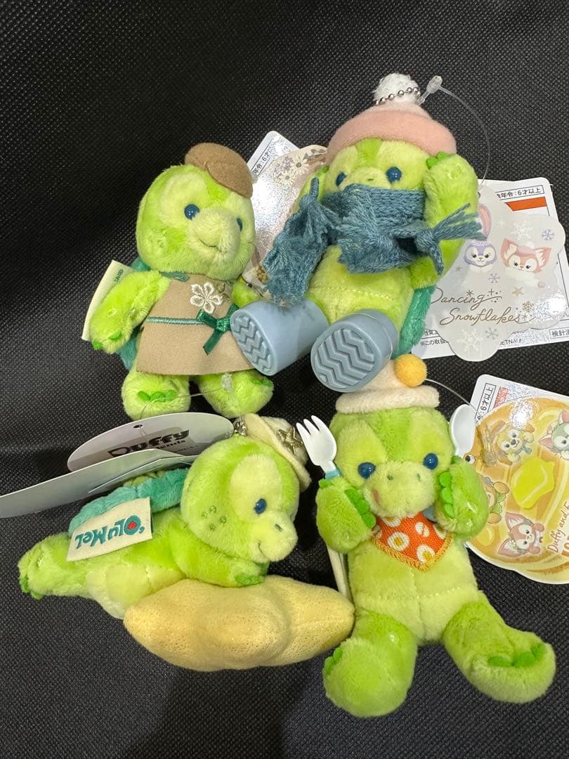 オルメル　ぬいぐるみバッジ　4点セット オルメル ぬいぐるみバッジ オルメル ぬいぐるみ ぬいバ ダッフィー