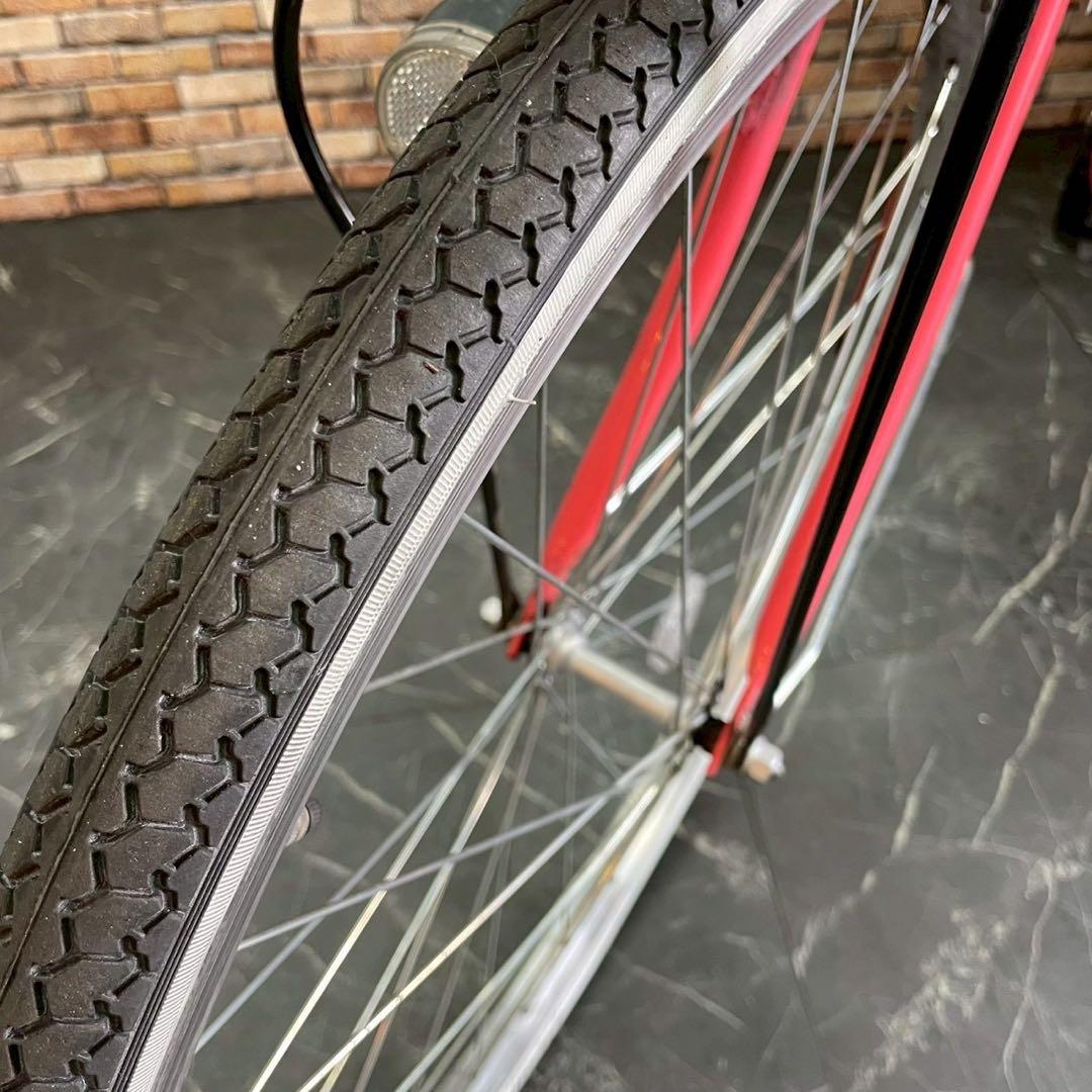 102】一般車 ママチャリ CARG ピンク 26インチ 内装変速付き - メルカリ