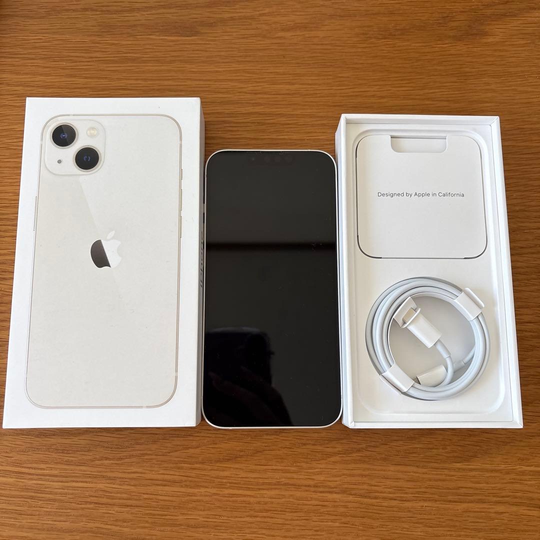 【値段交渉可】iPhone 13 ホワイト 本体 SIMフリー Amazon | 【整備済み品】 Apple iPhone 13 256GB スターライト SIM