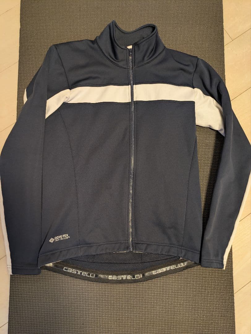 CASTELLI MORTIROLO VI ウインタージャケット ネイビー L Castelli MORTIROLO 6S Thermal Winter Jacket : SAVILE BLUE