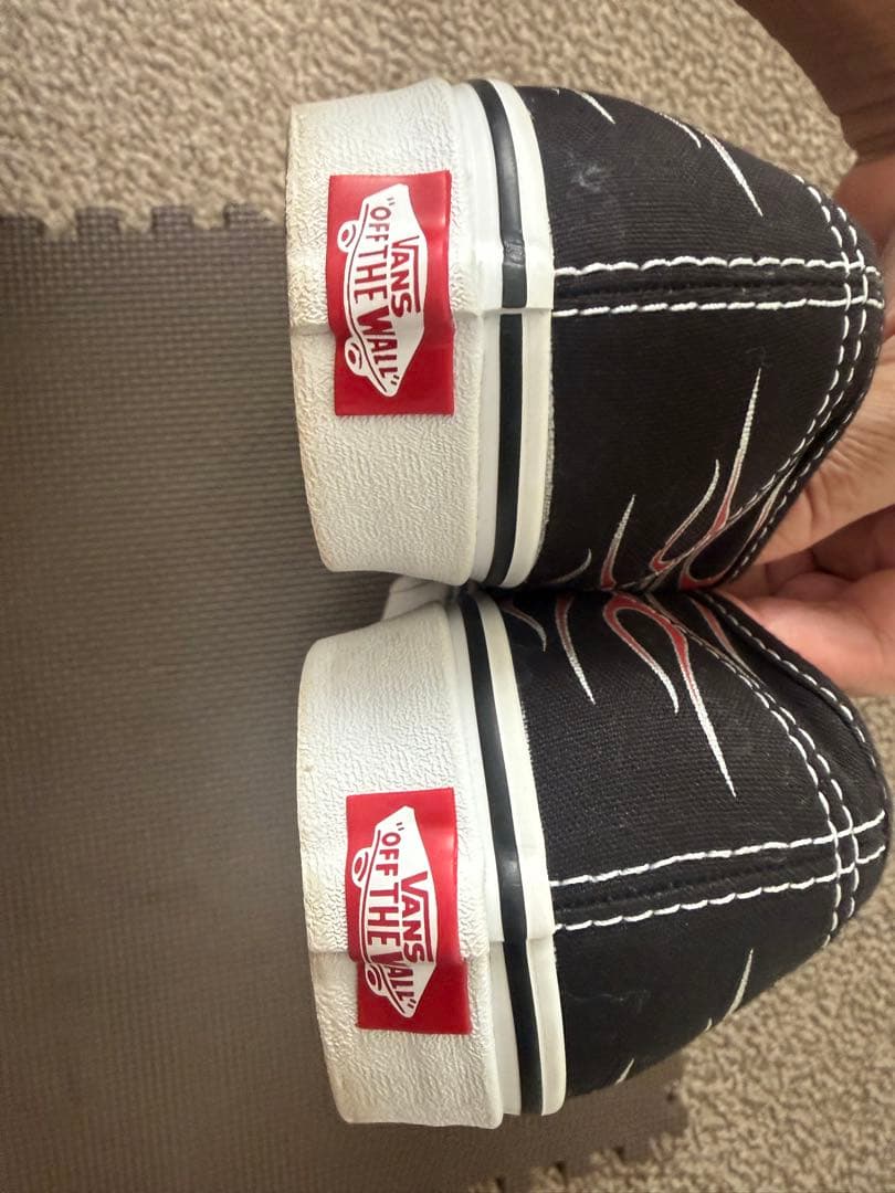 Vans フレイム柄　us企画　アナハイム　vault 27.5cm