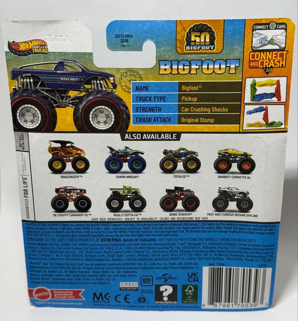 ホットウィール BIG FOOT トレジャーハント