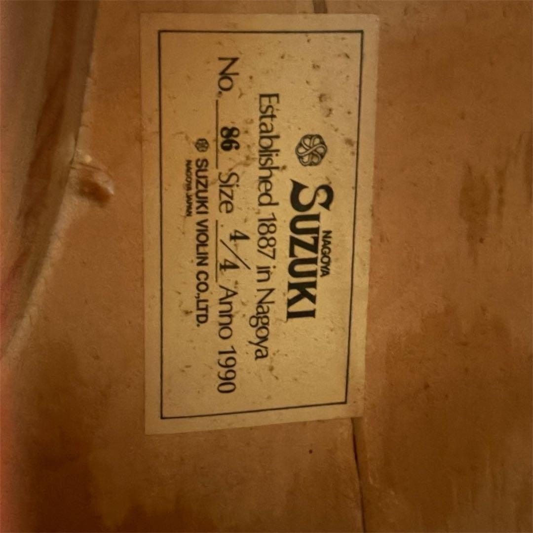 SUZUKI スズキ コントラバス ウッドベース No.86 4/4 1990 - メルカリ