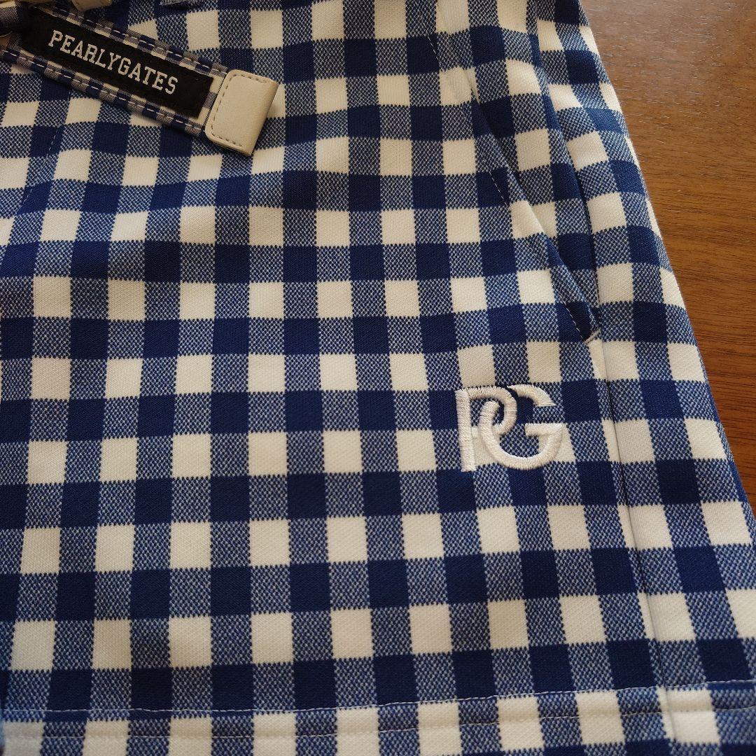 PEARLY GATES ギンガムチェックショートパンツ - メルカリ
