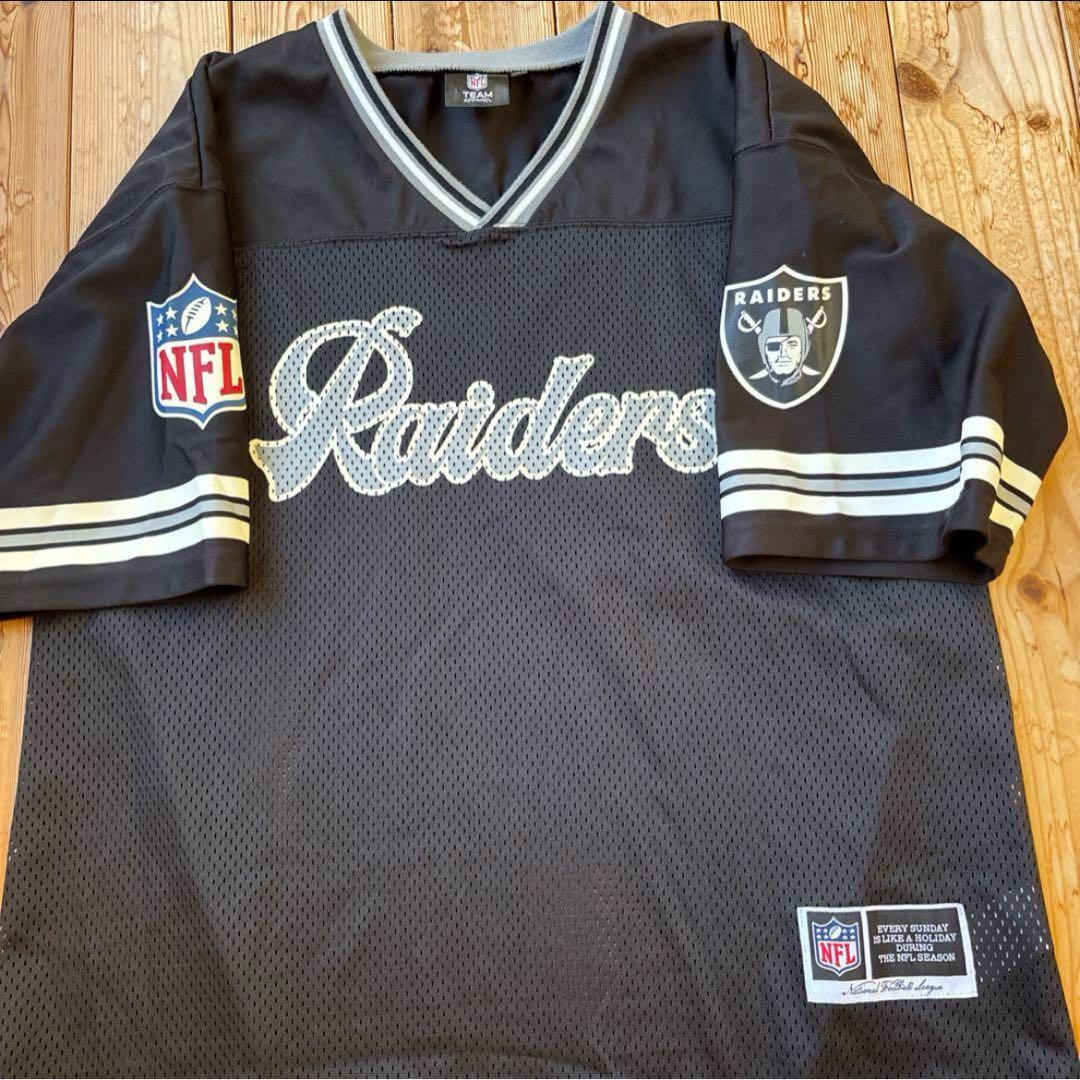 (激レア) NFL レイダースラスベガス メッシュゲームシャツ CALEE - × NFL RAIDERS S/S NYLON GAME SH (BLACK) / ナショナル