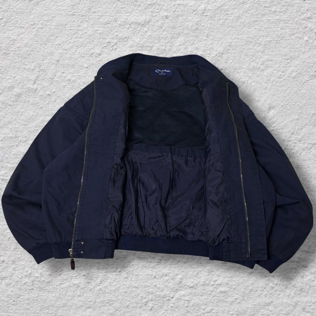 catalinaダービージャケットカップショルダー90s古着vintage紺XL