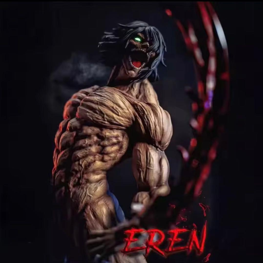 進撃の巨人　エレン　フィギュア　ガレージキット　29cm